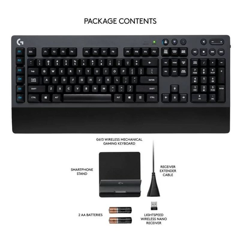 Logitech G613 Wireless Mechanical Gaming Keyboard Logitech G613 Wireless Mechanical Gaming Keyboard
